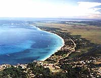 Photograph of Negril coastline